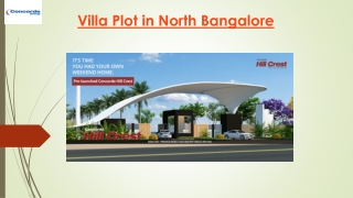 Villa Plot in North Bangalore