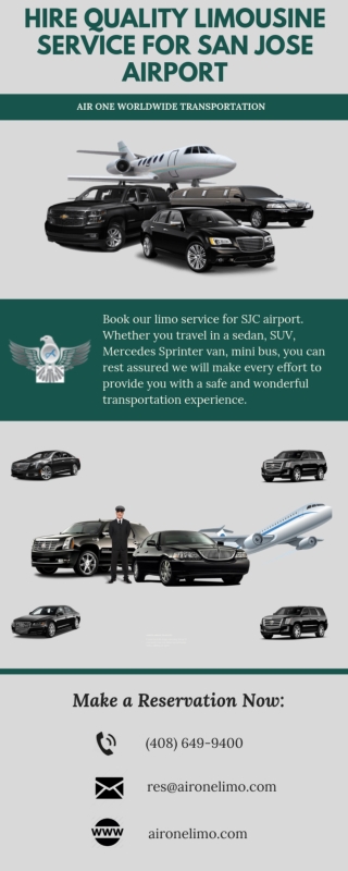 Hire Quality Limousine Service For San Jose Airport