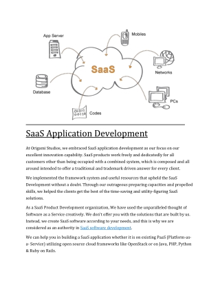 SaaS Application Development