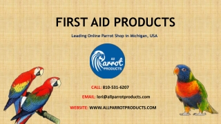 First Aid Kit for Birds – All Parrot Products