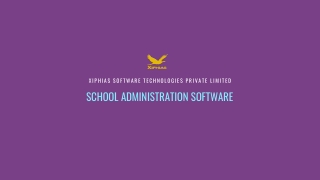 School Administration Software