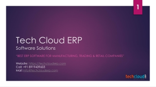 Cloud ERP Software Development Company in India