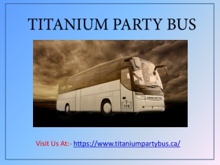 Toronto Party Bus