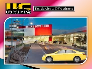 Taxi Service to DFW Airport