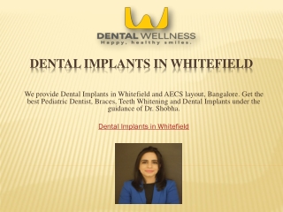 Dental Implants in Whitefield