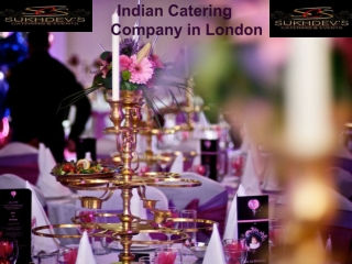 Indian Catering Company in London