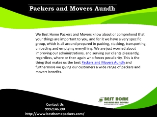 Packers and Movers Aundh | Packers and Movers Lonavala