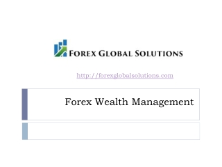 Forex Wealth Management
