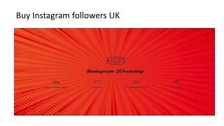 Buy Instagram followers UK and boost your business on the social media.