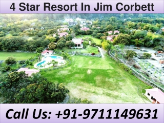 4 Star Resort In Jim Corbett