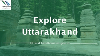 Uttarakhand Tourism Development Board Online Presentations Channel