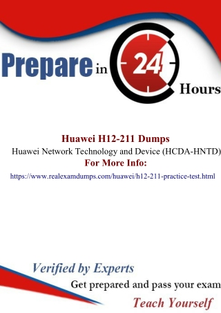 Prepare Huawei H12-211 Question Answers - 2019 H12-211 Dumps - Realexamdumps.com