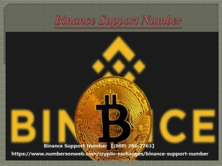 Binance Support Number 1-860 266-2763