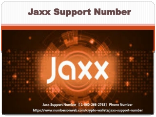 Jaxx Support Number