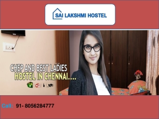 Working Mens Hostel in Chennai