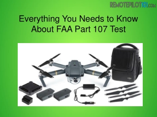 Everything You Needs to Know About FAA Part 107 Test