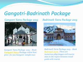 Chardham Yatra Package 2019