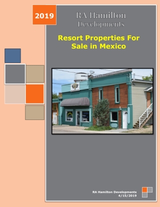 Resort Properties For Sale in Mexico