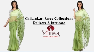 Chikankari saree collections - Delicate & Intricate