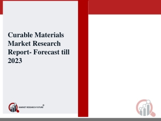 Curable Materials Market 2018 Global Market Challenge, Driver, Trends & Forecast to 2023