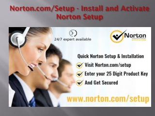 Norton.com/Setup - Install and Activate Norton Setup