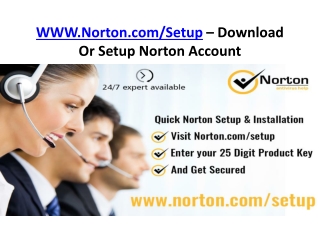 Norton.com/setup - Download, Install, and Activate Norton Setup