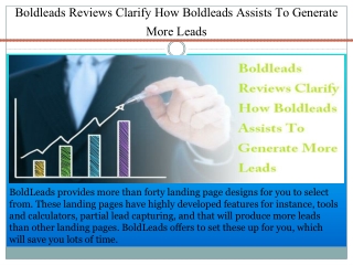 Boldleads Reviews Clarify How Boldleads Assists To Generate More Leads