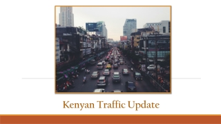 Stay Safe With Kenyan Traffic Update | Kenya Traffic