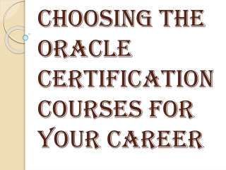 Is an Oracle Certification Courses Worth It?