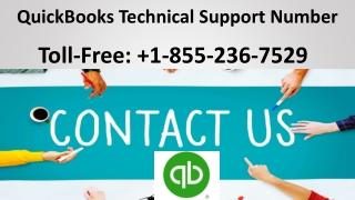 Attain fixed solution at QuickBooks Technical Support Number 1-855-236-7529
