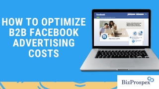 How to Optimize B2B Facebook Advertising Costs