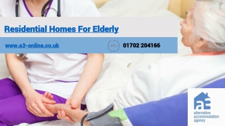 Residential Homes For Elderly