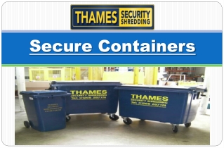 Secure Containers