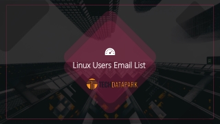 Linux Users Email List | Linux Customers Mailing Database