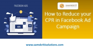 How to reduce your CPR in Facebook Ad Campaign