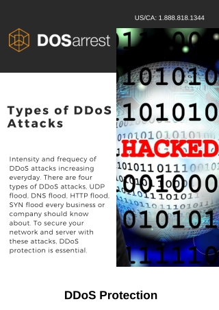 Types of DDoS attacks