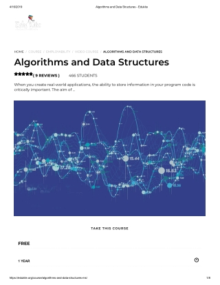 Algorithms and Data Structures - Edukite