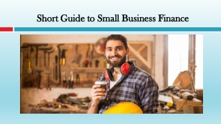 Short Guide to Small Business Finance