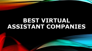 Best Virtual Assistant companies