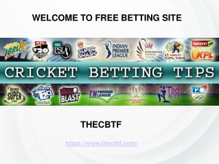 Free Cricket Betting Tips