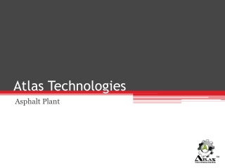 Exporter of Asphalt Plant - Atlas Technologies