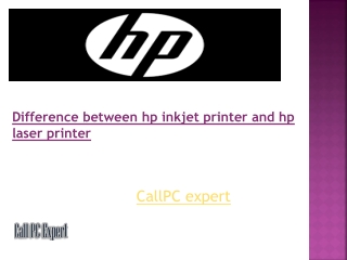 Difference between hp inkjet printer and hp laser printer