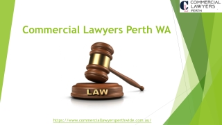 Commercial Lawyers Perth WA