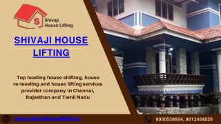 Best Building lifting services in Chennai