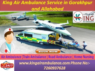 Book At-Low Cost Air Ambulance Service in Gorakhpur