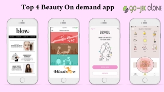 Top 4 Beauty on-demand app