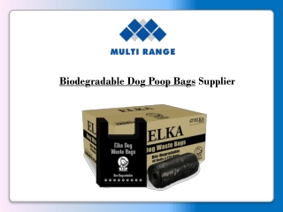 Biodegradable Dog Poop Bags