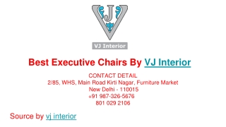 Best Executive Chairs