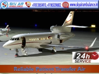 Get Flexible Sky Air Ambulance Service in Ranchi