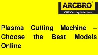 Plasma Cutting Machine Choose the Best Models Online